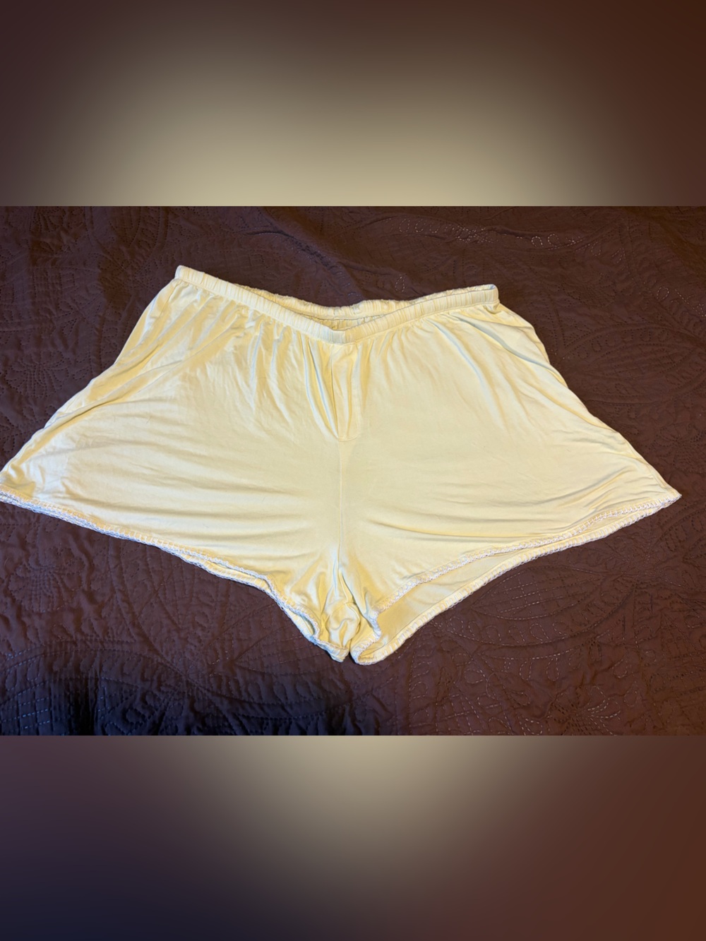 aerie butter yellow sleep shorts